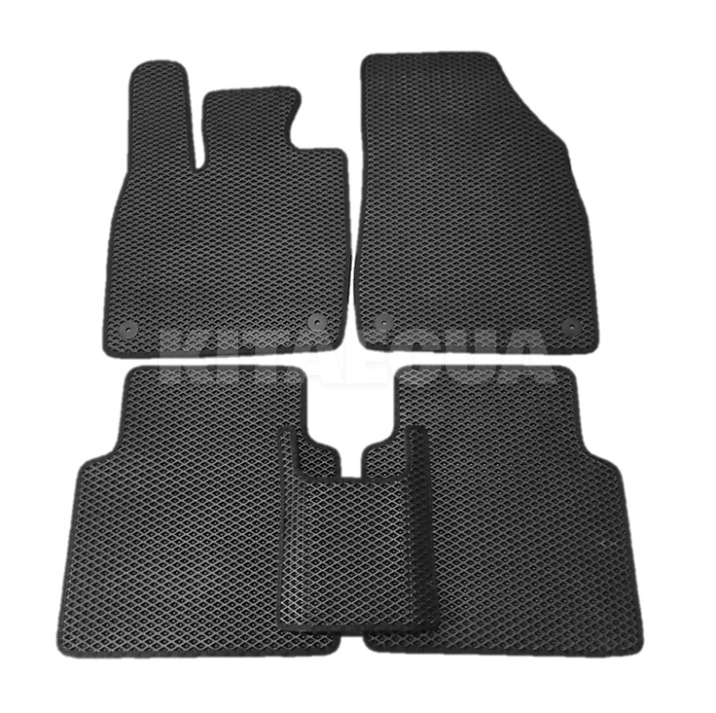 EVA коврики в салон VOLKSWAGEN ID.6 (2021-н.в.) черные на 6 мест BELTEX на VOLKSWAGEN (VW ID.6-6-EVA-BL-T1-BL) - 2
