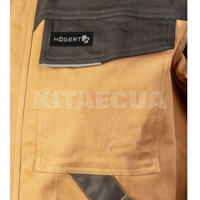 Куртка рабочая S бежевая HOGERT (HT5K282-S) - 5
