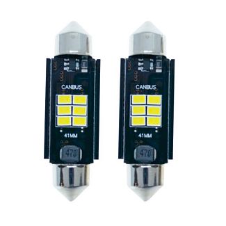 LED лампа для авто К6F SV8.5 9-16V 41 мм STELLAR