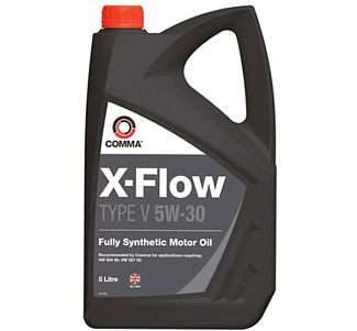 Масло моторное синтетическое 5л 5W-30 X-FLOW V COMMA