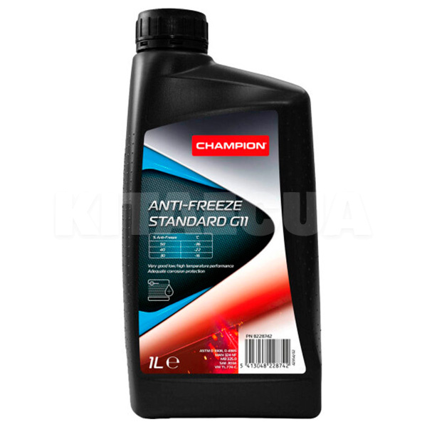 Антифриз-концентрат синий 1л G11 STANDARD Champion (8228742)