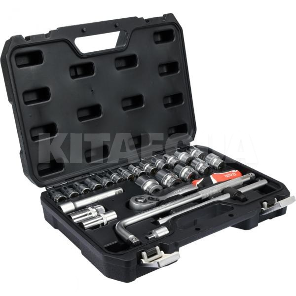 Набір торцевих головок 1/2" 25 предметів YATO (YT-38741-YATO)