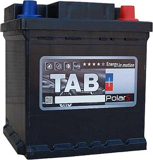 Аккумулятор 44Ач Euro (T1) 207x175x175 с обратной полярностью 360A Polar S TAB