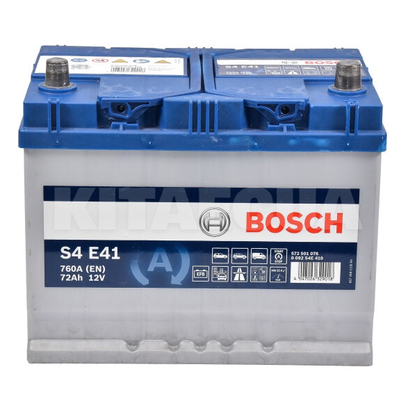 Автомобільний акумулятор S4 E41 72Ач 760А "+" праворуч Bosch (0092S4E410)