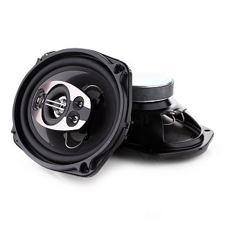 Динамики 5-х полосные 6x9" (15х23 см) 150 Вт черныe (2 шт) Shuttle