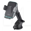 Автомобільний тримач на дефлектор/торпеду Triple Clamp Pro 15W з бездротовою зарядкою PROOVE (479200092)