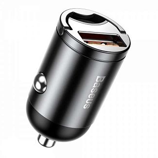 автомобільний зарядний пристрій Tiny Star Mini Quick Charge Car Charger USB Port 30W Gray BASEUS