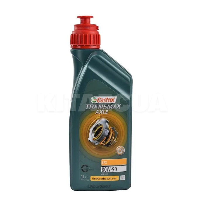 Масло трансмісійне мінеральне 1л Axle EPX 80W-90 CASTROL (EB-AXEPX89-12X1L-CAS)