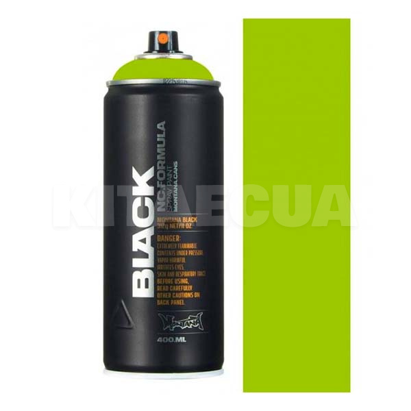 Краска зеленая 400мл матовая BLK6010 Slimer MONTANA (263576-MONTANA)