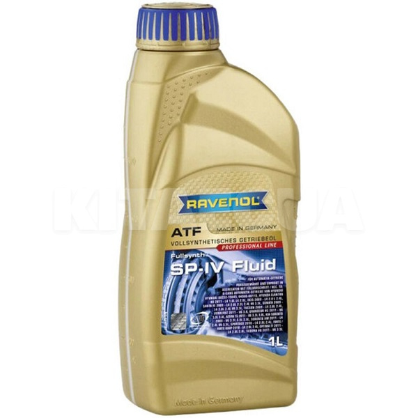 Олія трансмісійна синтетична 1л atf fluid sp IV RAVENOL (RAV ATF FLUID SP IV)