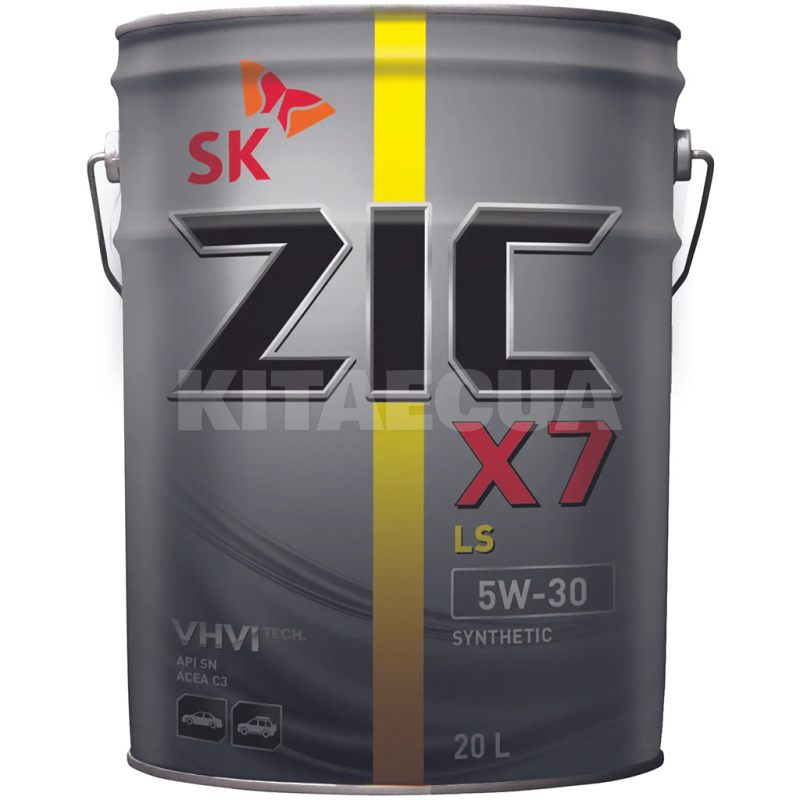 Масло моторне синтетичне 20л 5W-30 X7 LS ZIC (192619)