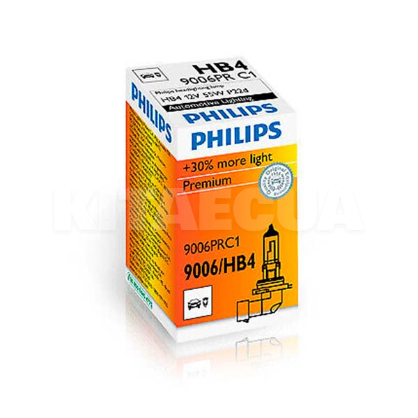 Галогенна лампа HB4 55W 12V Vision +30% PHILIPS (9006PRC1-PHILIPS)