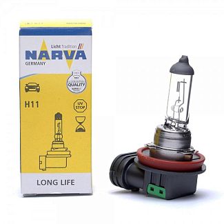 Галогенная лампа H11 55W 12V Long Life NARVA