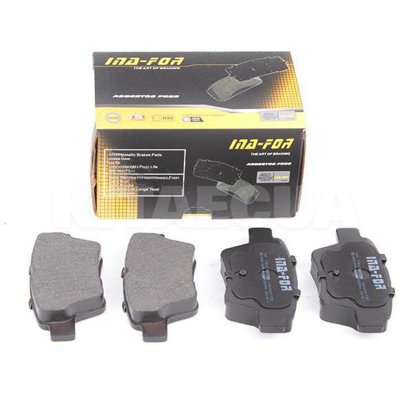 Колодки тормозные задние INA-FOR на Geely EMGRAND EC7 RV (1064001725)