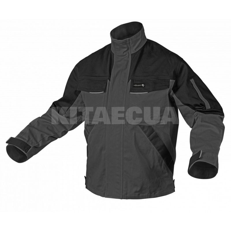 Куртка рабочая L темно-серая HOGERT (HT5K284-L)