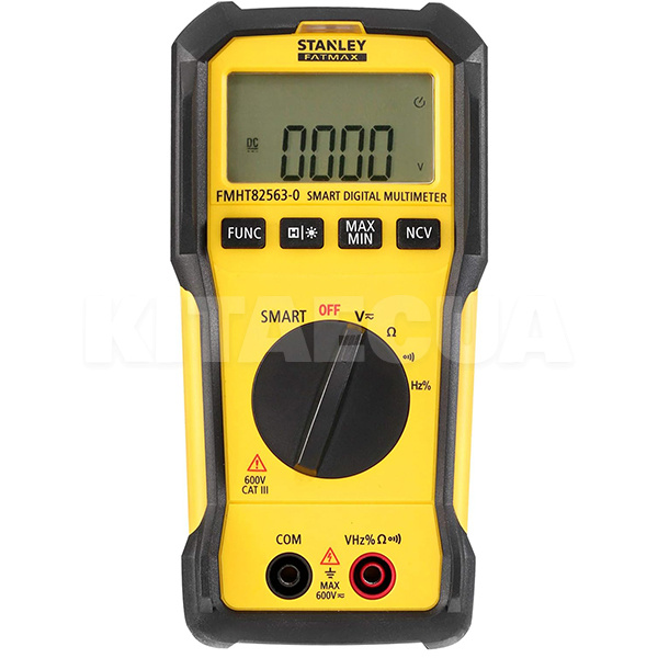Мультиметр цифровой 0-600 В FatMax STANLEY (FMHT82563-0) - Kitaec.ua 2 Мультиметр цифровой 0-600 В FatMax STANLEY (FMHT82563-0) - 2