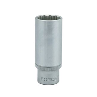Головка торцевая 12-гранная удлиненная 24 мм 1/2" 77 мм FORCE