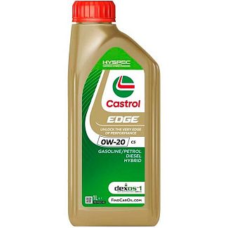 Масло моторное синтетическое 1л 0W-20 EDGE C5 CASTROL