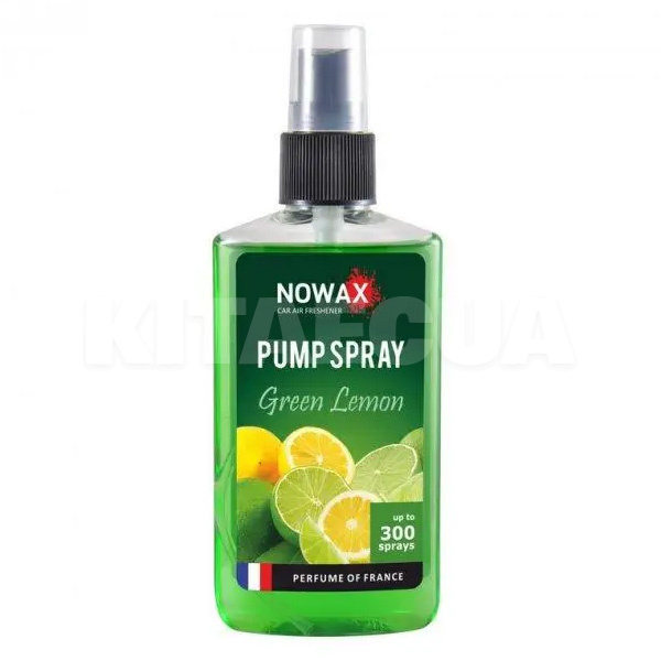 Ароматизатор "зелений лимон" 75мл Pump Spray Green lemon NOWAX (NX07523)