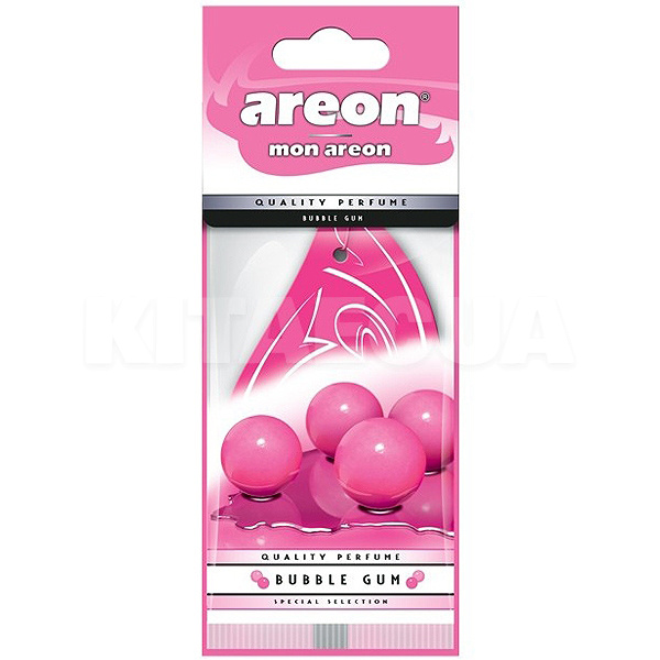 Ароматизатор сухий лист "жуйка" Mon Bubble Gum AREON (MA21)