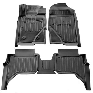 3D килимки в салон Ford Ranger P703 (2022-н.в.) FC2 кліпси Stingray