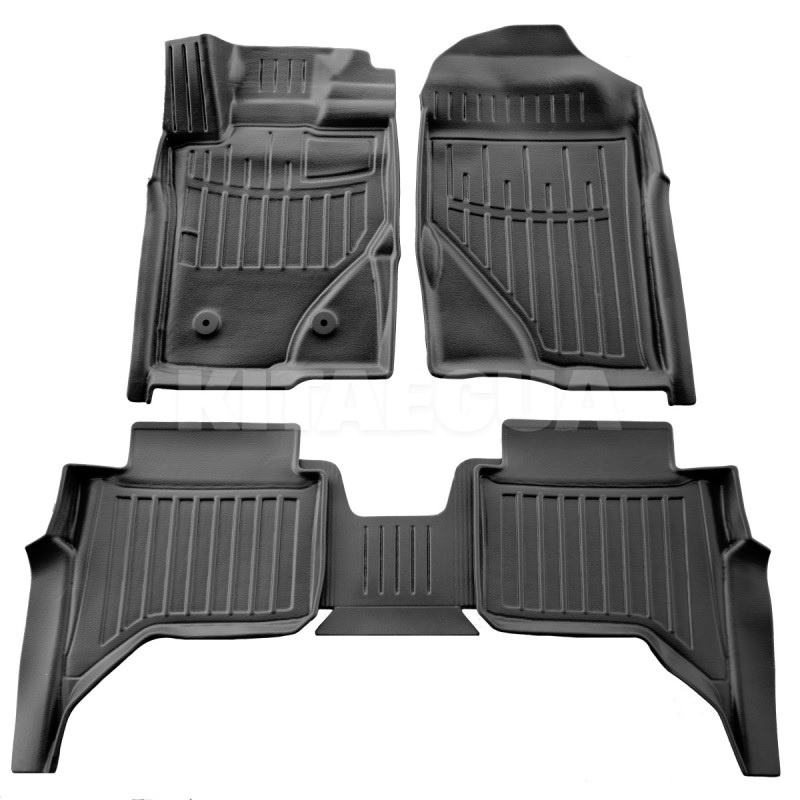 3D килимки в салон Ford Ranger P703 (2022-н.в.) FC2 кліпси Stingray (5007245)