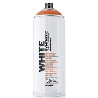 Краска декоративная синтетическая 400мл 2080 "закат" оранжевая White MONTANA