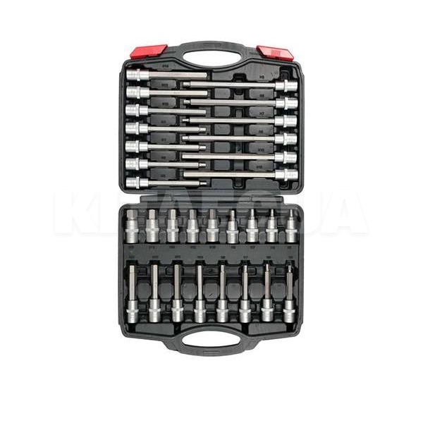 Набір торцевих головок 1/2" 30 предметів YATO (YT-77540)