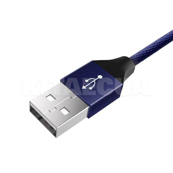 Кабель USB Lightning 1.2м синій BASEUS (CALYW-13) - 2