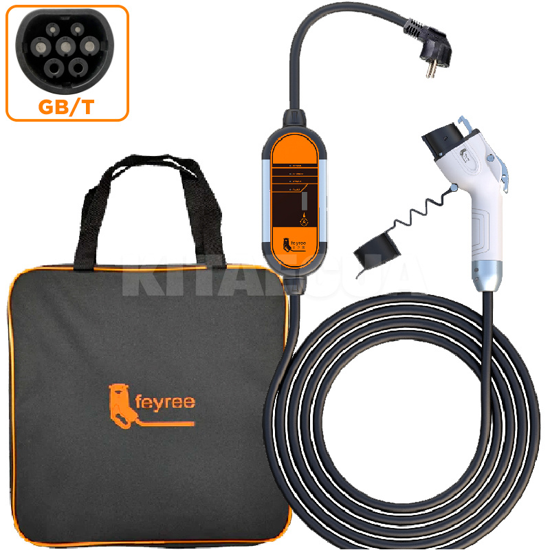 Заряджання для електромобіля 3.7 кВт 16A 1-фаза GB/T AC (китайське авто) Leaping Fox FEYREE на ZEEKR 001 (FY3.5-16-1PH-GB/T-L7-C5)