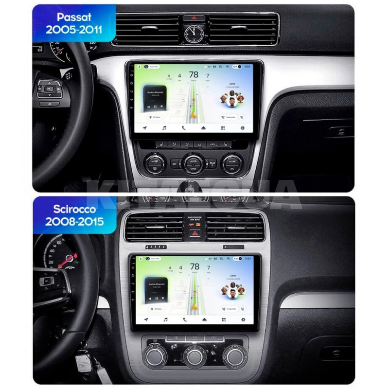 Штатная магнитола CC4L 6+64 Gb 10" Volkswagen Universal For Volkswagen Bora Teyes (71498) - 7