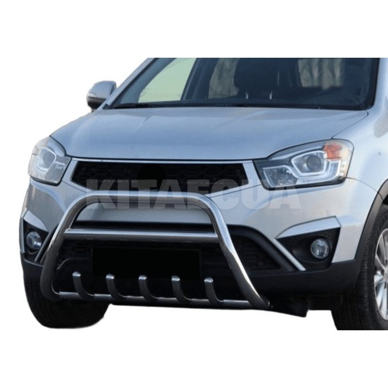 Кенгурятник WT003 SsangYong Korando 2010-2019 нержавеющая сталь CAN (dug620274) - 2