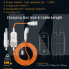 Зарядка для електромобіля Feyree Lion EV-Ultra Orange 7.4 кВт Type 2 32A 1-фаза FEYREE (FY7-32-1PH-TP2-ULO)