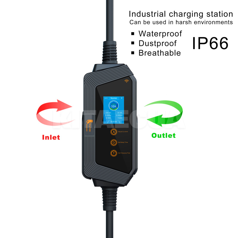 Зарядка для электромобиля 7.4 кВт 32А 1-фаза GB/T AC (китайское авто) Hero Wi-Fi FEYREE (FY7-32-1PH-GB/T-H8) - 5