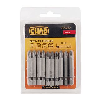 Бита PZ1x50 мм 10 шт. СИЛА
