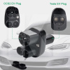 Переходник 250 кВт 400А CCS2 (станция) - Type Tesla (американское авто) KOLANKY (P-CS2TSC)
