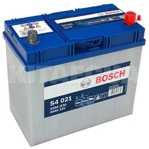 Акумулятор автомобільний 45Ач 330А "+" праворуч Bosch (0092S40210)