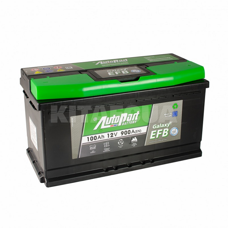 Аккумулятор автомобильный 100Ач 900А "+" справа AutoPart (ARL100-EFB)