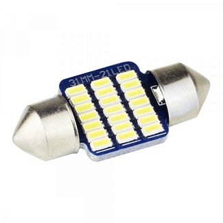 LED лампа для авто T11 C5W 0.75W 6000K DriveX