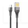 Кабель USB Micro USB 2.4A 1м Double Way Silicone черный PROOVE (505070001)
