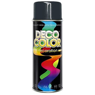 Краска глянцевая 400мл антрацит DecoColor