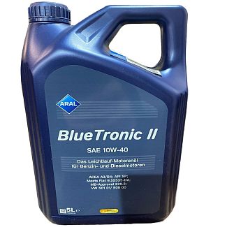 Масло моторное полусинтетическое 5л 10W-40 BlueTronic Aral