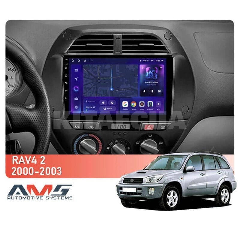 Штатна магнітола MOSS M3 4+32 ГБ 9" Toyota RAV4 2 CA20 CA20W XA20 2000-2003 (F3) AMS (50729) - 2