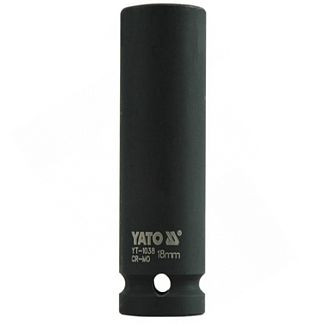 Головка торцевая ударная 6-гранная удлиненная 18 мм 1/2" 78 мм YATO