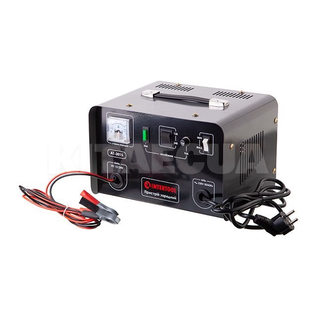 Зарядное устройство для аккумулятора 12В/24В 30А 400Ач Intertool (AT-3015)
