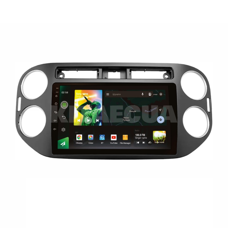 Штатная магнитола X9232 2+32 Gb 9" Volkswagen Tiguan 1 NF 2006-2017 (F1)(L1) черная SIGMA4car (33882) - 2
