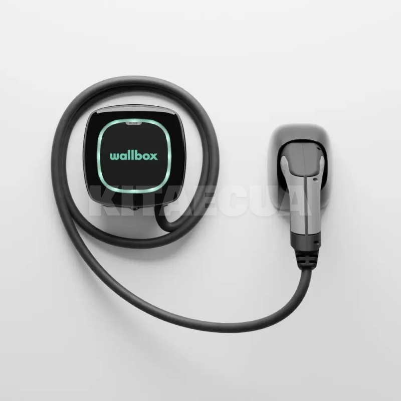 Заряджання Nissan Leaf 7.4 кВт 32А 1-фаза Type 2 (європейське авто) Pulsar Plus чорна Wallbox (PLP1-0-2-2-9-002)