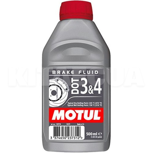 Тормозная жидкость 0.5л DOT3&4 MOTUL (102718)