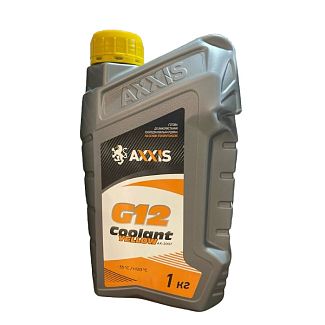 Антифриз-концентрат желтый 1кг G12 35°C Сoolant AXXIS
