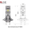 LED лампа для авто Small Active SA H7 52W 6000K (комплект) QLine (00-00020367)